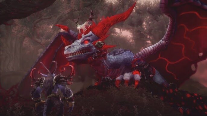 Ysera corrupted by Xavius, symbolizing struggle and how storytelling heals trauma