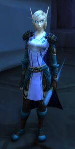 Alt text for image: "Bound by Blood - Silver Covenant Archer female character."