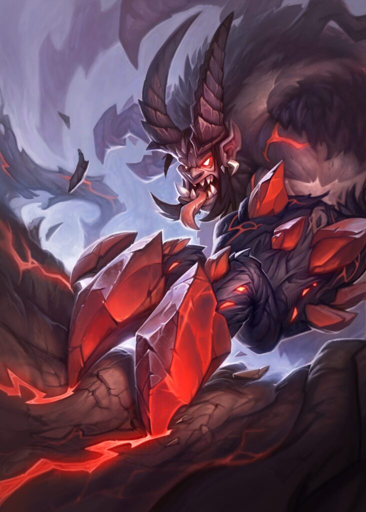 Hearthstone Emerald Awakening featuring Nightmare Lord Xavius.