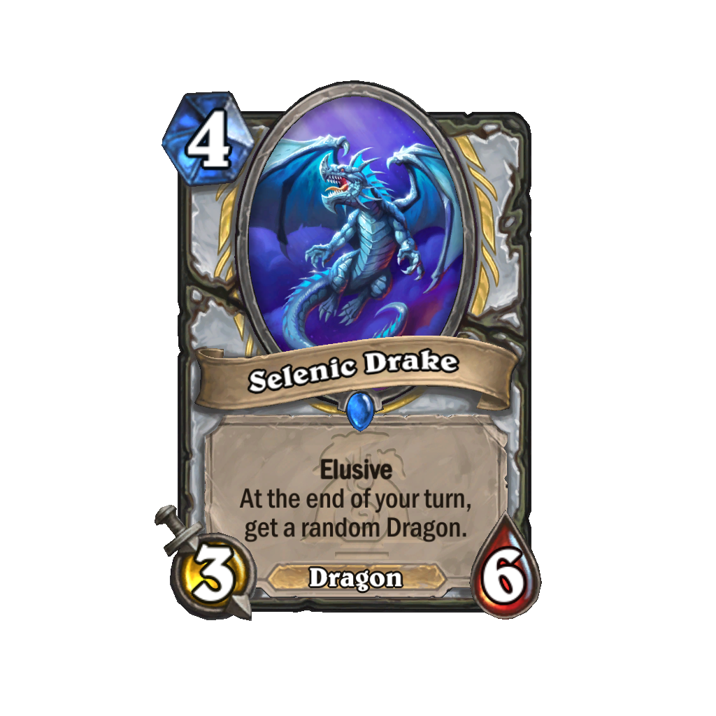 Hearthstone Emerald Awakening Selenic Drake image