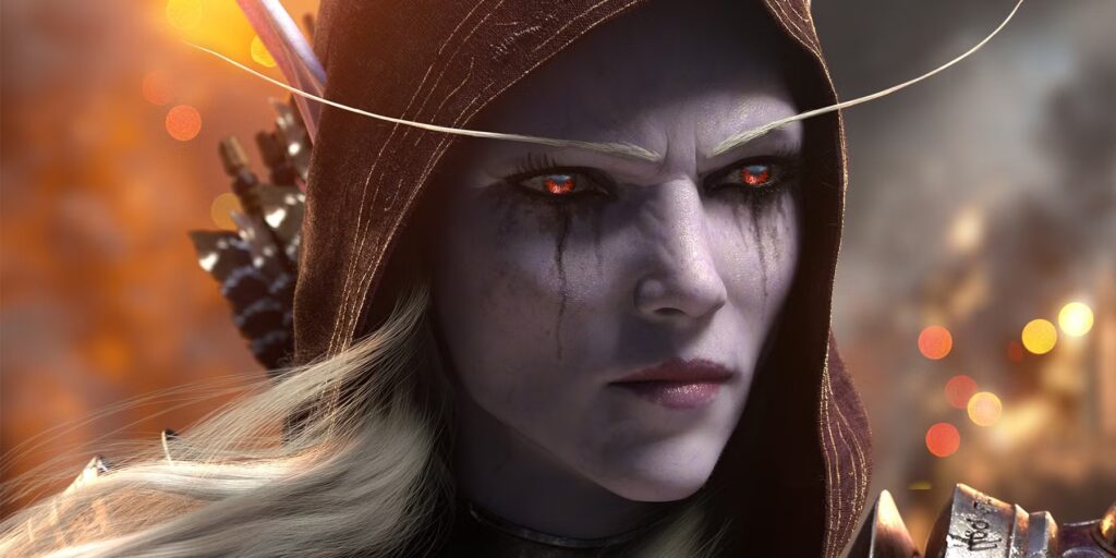 Bound by Blood: Sylvanas Windrunner in epic fantasy art.