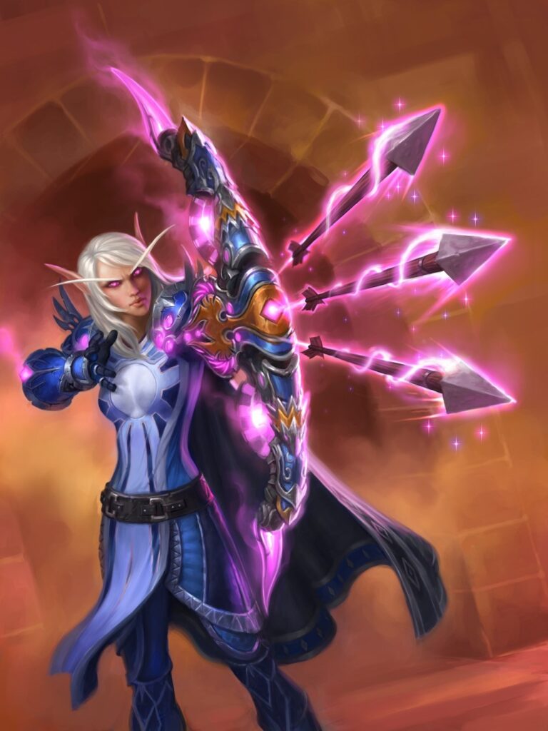 Alt text for Vereesa Windrunner image: "Vereesa Windrunner from Bound by Blood series."