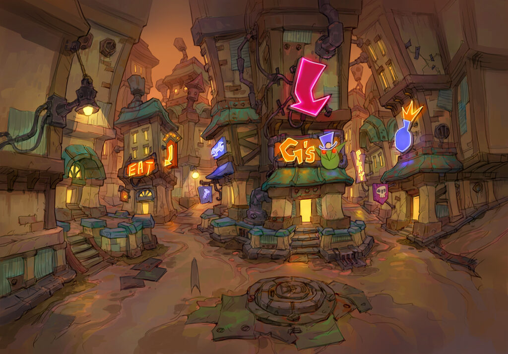 Concept art for World of Warcraft: The War Within Undermined.