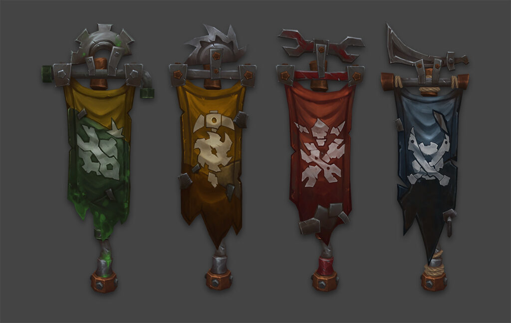 World of Warcraft Goblin Cartel Banners in Undermine