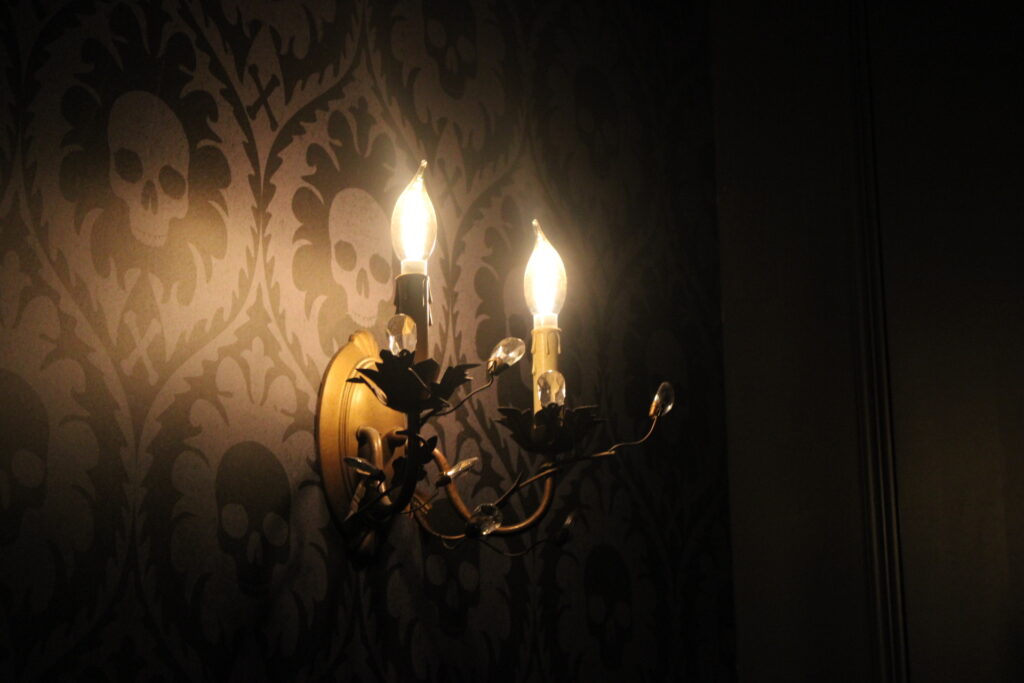 Privacy policy document displayed on a desk.