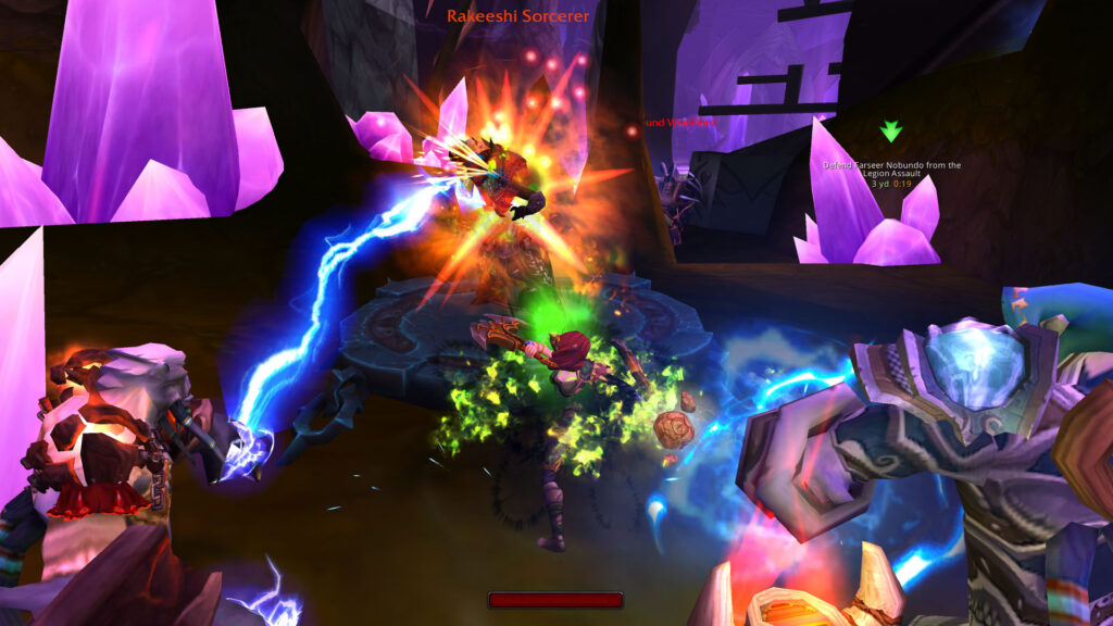 Image depicting elements of World of Warcraft mythology.