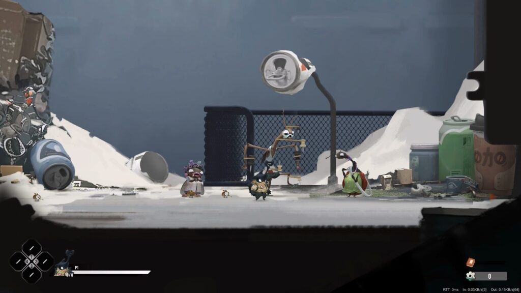 Alt text for "Shrink Into Chaos" featuring Buggle Town gameplay.